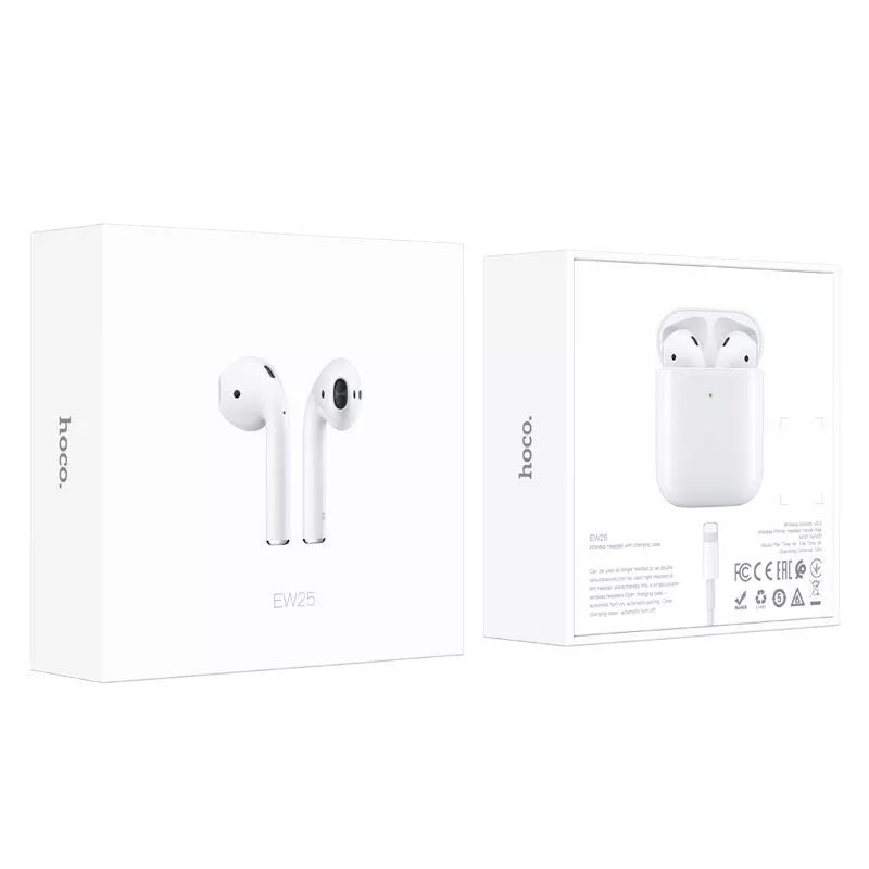 Hoco EW25 aSeries 2 True Wireless Earphones - White Hoco EW25 aSeries 2 True Wireless Earphones - White